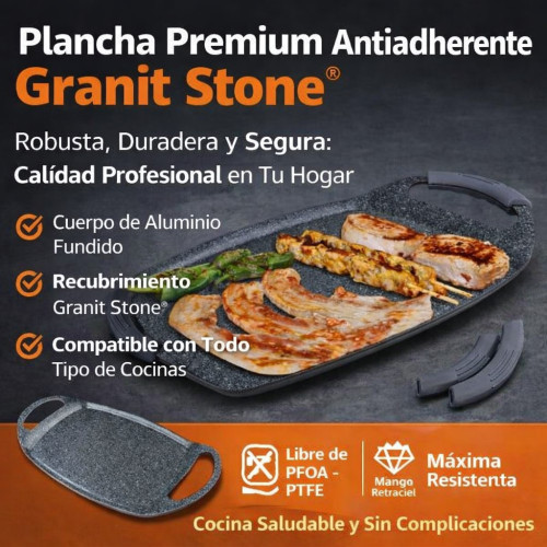 PARRILLA CERAMICA 48 x 24 cm