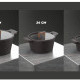 BATERIA DE COCINA 22 PIEZAS ROMBUS TITANIUM
